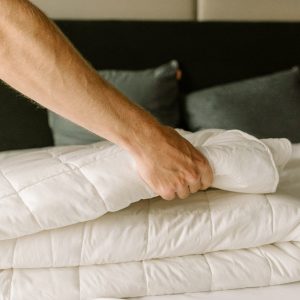 kołdra obciążeniowa z wełną merino eos makumi