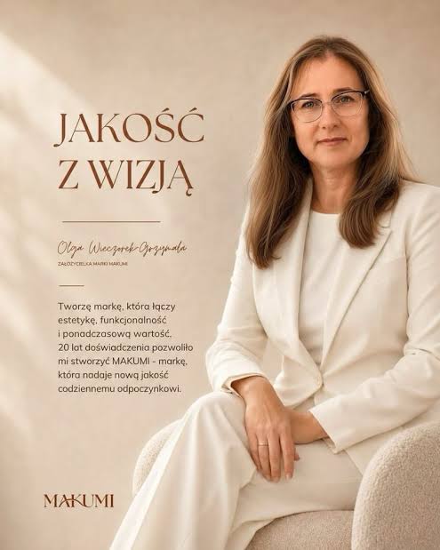 Olga Wieczorek-Grzymała, założycielka marki Makumi